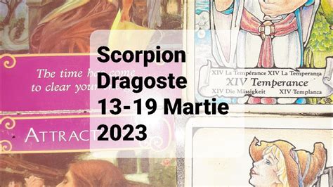 Tarot Horoscop Dragoste Scorpion Martie Youtube