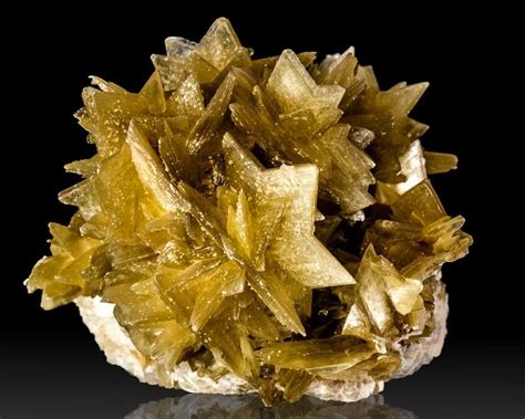 Golden Yellow Star Mica Crystals From Brazil Minerals And Gemstones