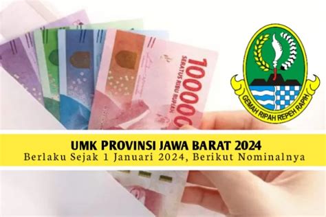 Inilah Daftar UMK Jawa Barat 2024 Di 27 Kota Dan Kabupaten Resmi