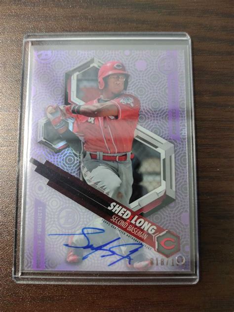 Shed Long Auto 150 2018 Topps Bowman High Tek Baseball MLB Bowman 売買さ