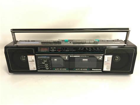 Panasonic Ambience Equalizer Stereo Cassette Boombox Model Rx Fw32 Made