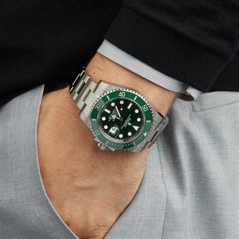 Watch Rolex Submariner Full Green For Sale Forsuperrich