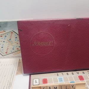 Scrabble Vintage Board Game Board Games Scrabble Vintage Games Family ...