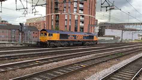 GB Railfreight Class 66 66726 Light Engine Through Leeds 29 09 22