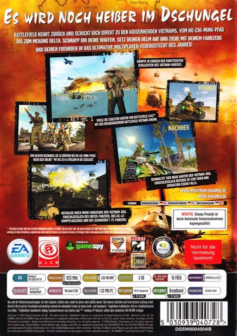 Battlefield Vietnam 2004 Windows Box Cover Art Mobygames