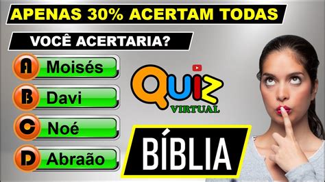 QUIZ VIRTUAL ESPECIAL BÍBLIA 20 PERGUNTAS BÍBLICAS YouTube