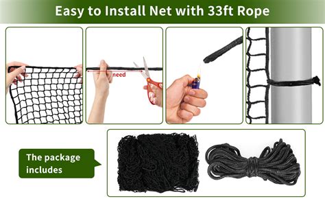 Nqb Golf Net Golf Practice Net With Steel Hanging Kit And Nylon Rope Hitting Net For Golf