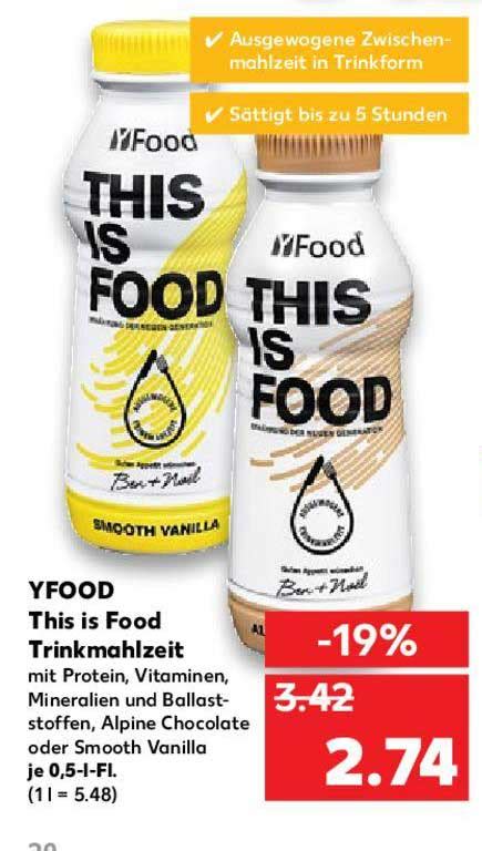 Yfood This Is Food Trinkmahlzeit Angebot Bei Kaufland 1Prospekte De