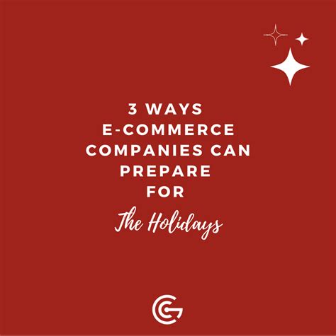 Ways E Commerce Companies Can Prepare For The Holidays