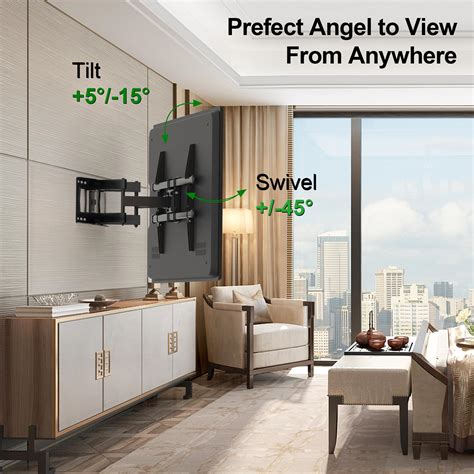 Usx Mount Ul Listed Full Motion Tv Wall Mount For Most To Tv Up