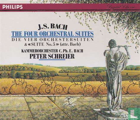 J S Bach The Four Orchestral Suites CD 432 969 2 Cover 432 970 2