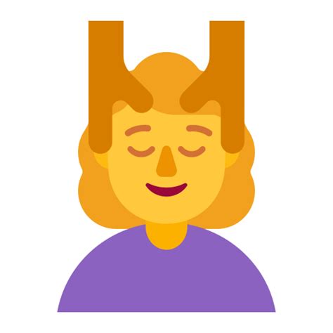 Woman Getting Massage Flat Default Icon Fluentui Emoji Flat Iconpack