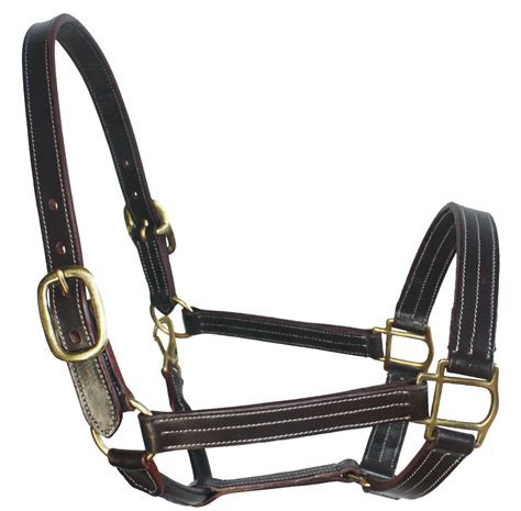 Triple Stitched Leather Halter Truenorth Trading