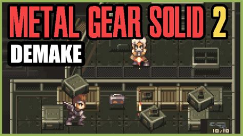 Pixel Art Game Timelapse Metal Gear Solid 2 Youtube