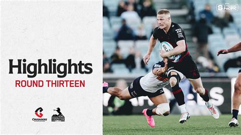 Round 13 Crusaders V Brumbies Highlights 2024 YouTube