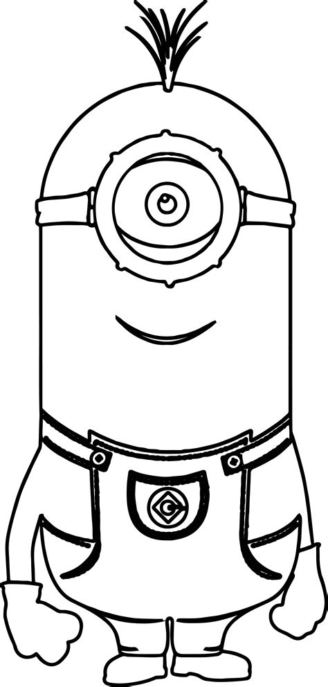 Kevin The Minion Drawing | Free download on ClipArtMag