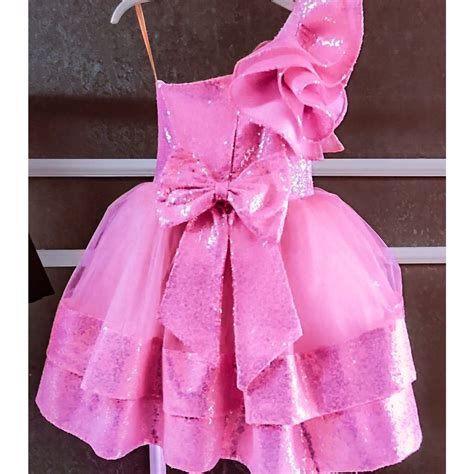 Hot Pink Baby Dress, Hot Pink Birthday Dress, Toddler Birthday Dress,pink Party Dress,toddler ...