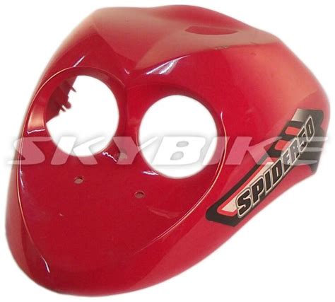 Крышка передняя, пластик на скутер skymoto SPIDER-50, китайский, 50 кубов