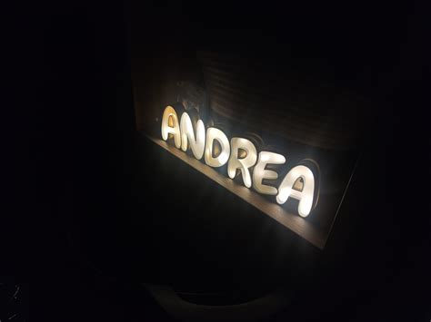 3D printable Name ANDREA • made with Ender 3 v2 neo・Cults