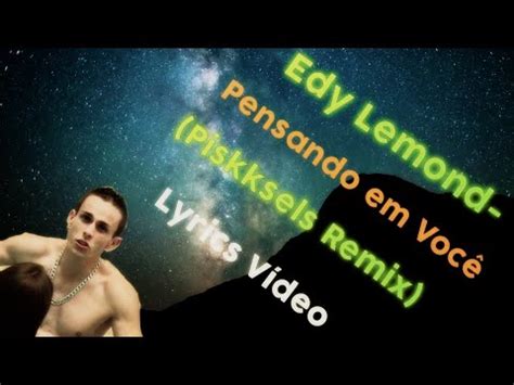 Edy Lemond Pensando Em Voc Piskksels Remix Tipografia Tipography