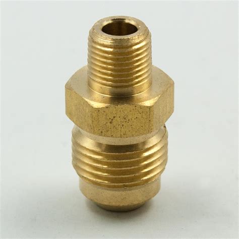 2pcs 1 2 Npt To 3 8flare Copper Adapter For Threaded Gas Brazier 格安店