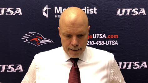 Utsa Head Coach Steve Henson Post Game Interview Win Over Uab