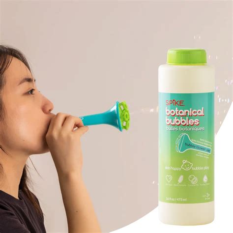 Spike Botanical Bubbles 16 fl oz Refill for Bubble Blower Use – innobaby
