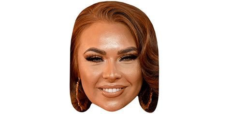 Demi Jones Make Up Mask Celebrity Cutouts