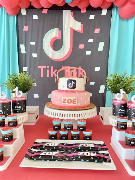 Tik Tok Birthday Party Ideas Photo 4 Of 10 Birthday Party For Teens 10th Birthday Parties