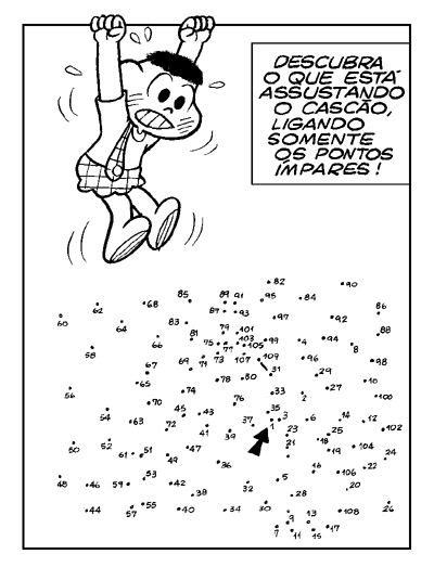 Ligue Os Pontos O Casc O Turma Da M Nica Aprender E Brincar