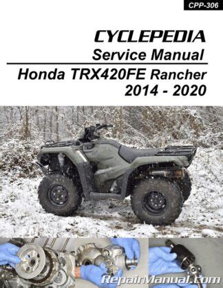 2006 2021 Honda Rincon TRX680FA FGA ATV Service Manual