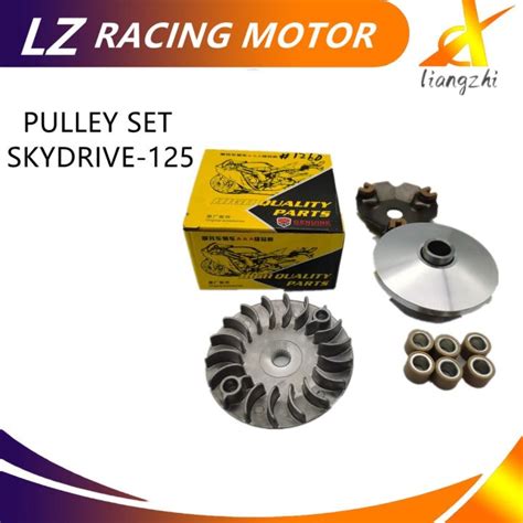 Motorcycle Skydrive Pulley Set With Drive Face And Bola Standard