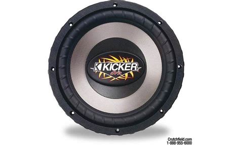 Kicker CompVR CVR12 2 12 Dual 2 Ohm Voice Coil Component Subwoofer At