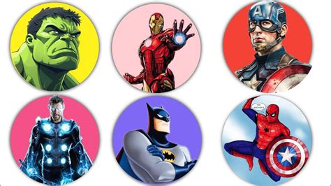 Spin Wheel Superhero Avengers Spiderman Hulk Thor Captain America