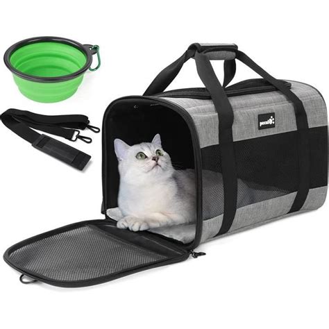 Pecute Sac De Transport Pour Chat Sac Dos De Transport Portable Pour