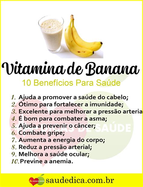 Os Benef Cios Da Vitamina De Banana Para Sa De Vitamina De Banana