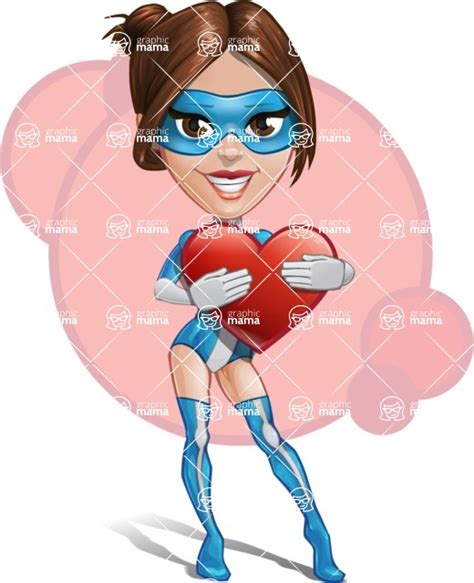 Super Woman Cartoon Vector Hero Character Shape 6 Graphicmama