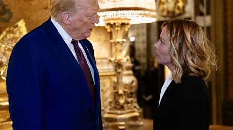 Sono Soddisfatta Meloni Dopo L Incontro Con Trump A Mar A Lago Per