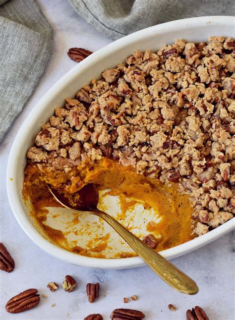 Vegan Sweet Potato Casserole Recipe Gluten Free Elavegan