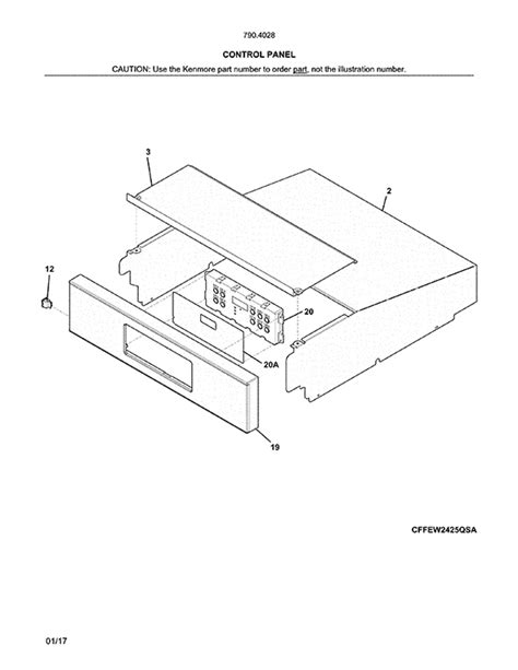 Kenmore 79040282411 Electric Wall Ovens Partswarehouse