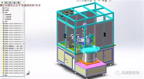 【非标数模】多工位转盘压装检测自动化设备3d模型 Xt格式solidworks 仿真秀干货文章