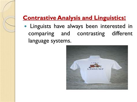 PPT - CONTRASTIVE LINGUISTICS First lecture PowerPoint Presentation ...