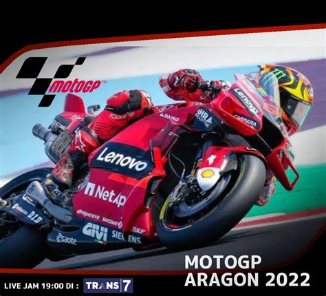 JADWAL Dan Live Streaming MotoGP Aragon 2022 Live Di Trans 7 Teras