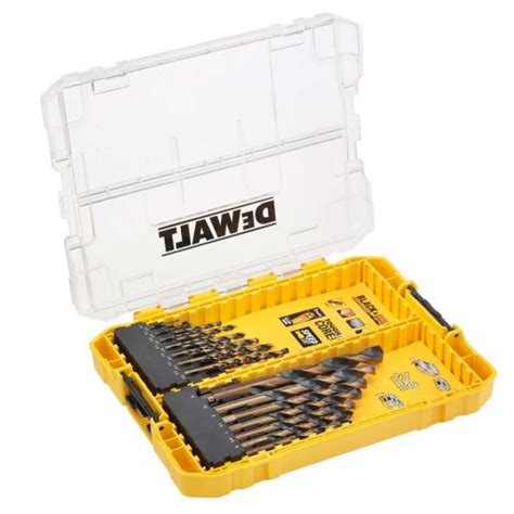 DeWalt DT70755 QZ Black Gold HSS Metal TOUGHCASE Drilling Set X21 Pcs