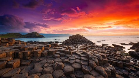 Wallpaper Nature Coast Sea Rock Formation Clouds Northern