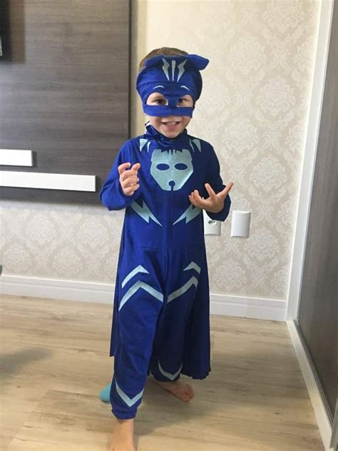 Fantasia PJ Masks 60 ideias divertidas para você Pj mask Fashion Hijab