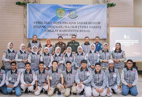 Pemilihan Duta Pelajar Sadar Hukum 2023 Di Berau SMAN 4 Berau Juara