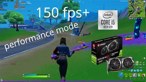 Fortnite I F Gtx Ram Performance Mode Youtube