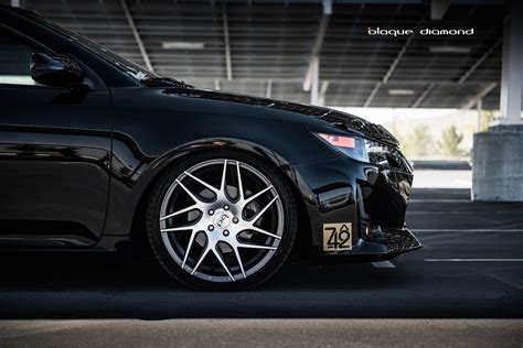 2014 Scion Tc Fitted With 19 Inch Bd 3s In Matte Graphite Machine Face