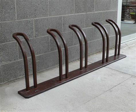 Blacksmith Custom Designed Bike Rack Hand Forged Steel